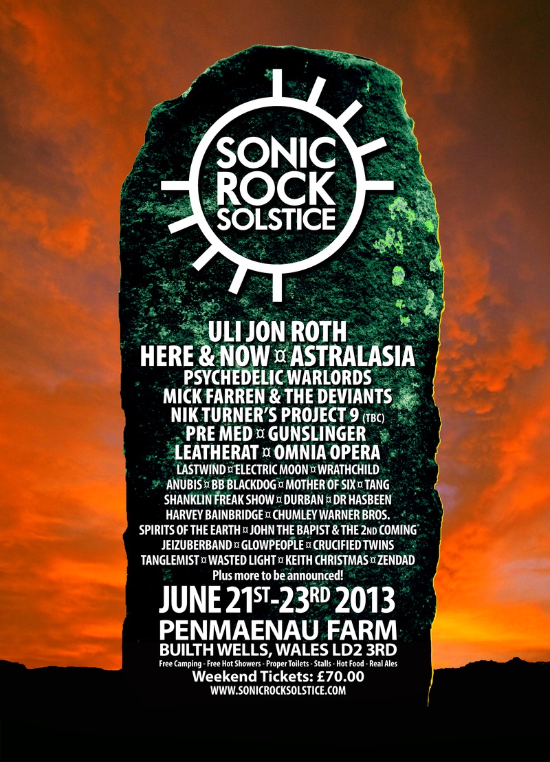 Sonic Rock Solstice 2013 poster